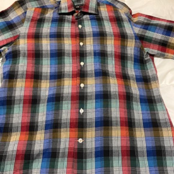 Bullock and Jones Men's Rich Colored Plaid Shirt - Picture 5 of 8